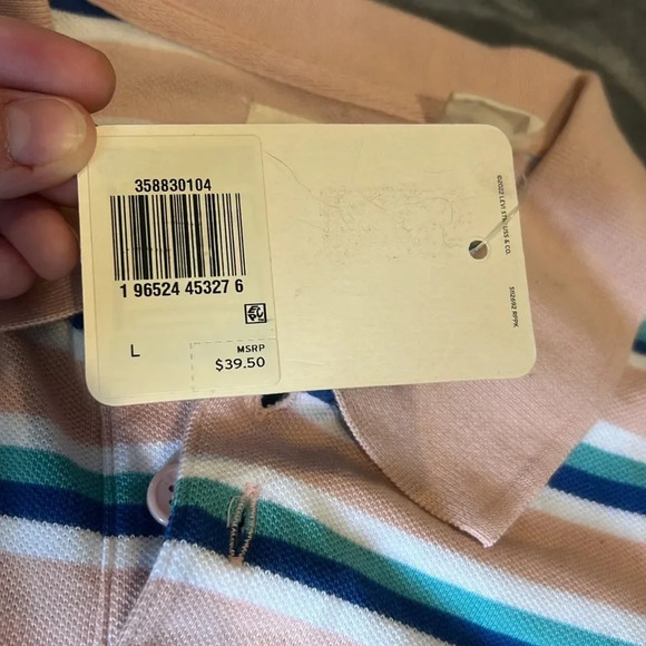 Levi’s button collared shirt NWT men’s Large - Picture 3 of 7